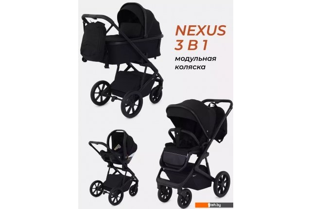 Детские коляски и аксессуары Rant Basic Nexus RA107 (3 в 1, черный) Детские коляски и аксессуары Rant Basic Nexus RA107 (3 в 1, черный)
