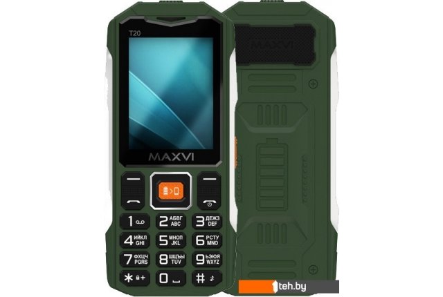 Мобильные телефоны Maxvi T20 (зеленый) Мобильные телефоны Maxvi T20 (зеленый)