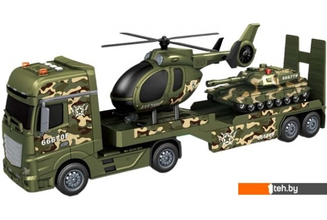 Игрушечный транспорт Givito Милитари. Военный транспортер G235-479 Игрушечный транспорт Givito Милитари. Военный транспортер G235-479