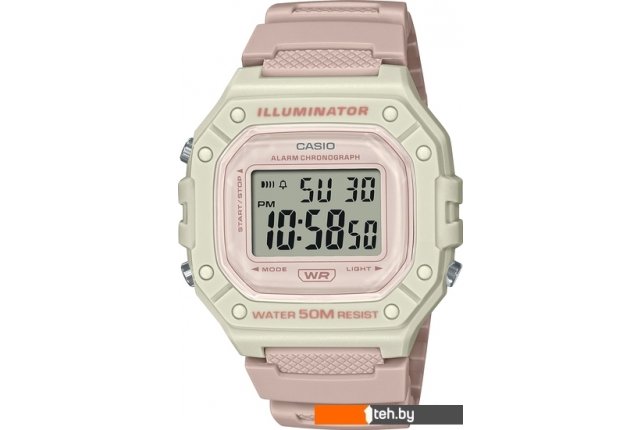 Наручные часы Casio Illuminator W-218HC-4A2 Наручные часы Casio Illuminator W-218HC-4A2