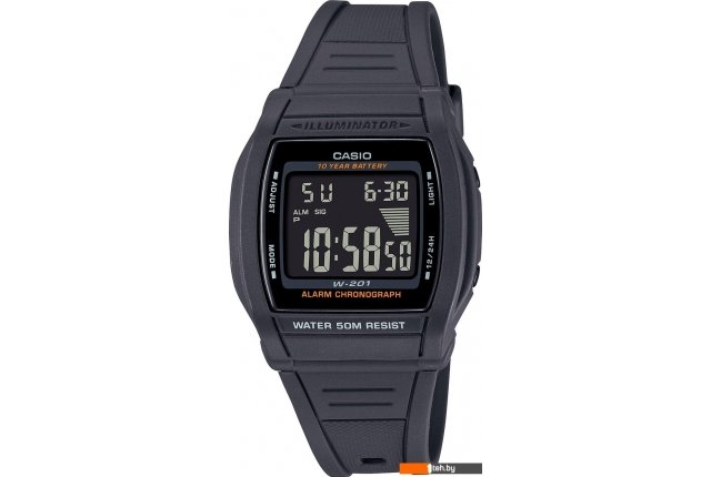 Наручные часы Casio W-201-1B Наручные часы Casio W-201-1B