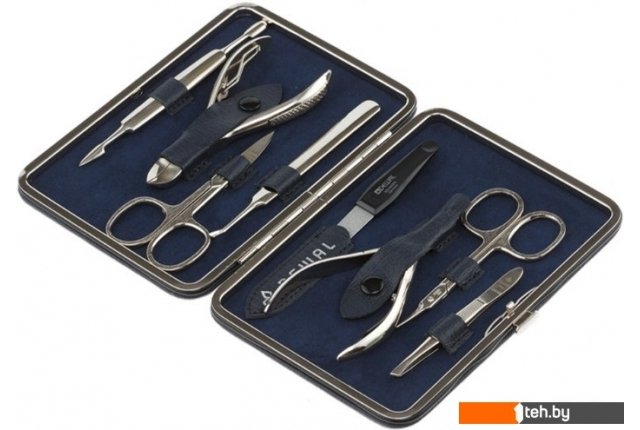 Инструменты для маникюра и педикюра Dewal 906BLUE (синий) Инструменты для маникюра и педикюра Dewal 906BLUE (синий)