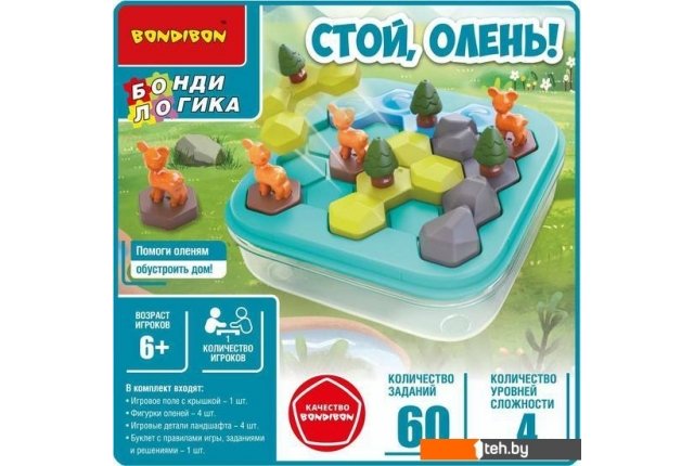 Развивающие игрушки Bondibon Стой, олень! ВВ5835 Развивающие игрушки Bondibon Стой, олень! ВВ5835