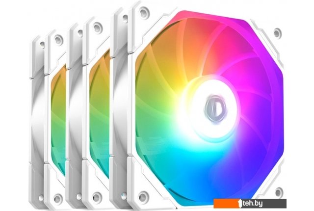 Системы охлаждения ID-Cooling TF-12025-PRO-ARGB Trio White Системы охлаждения ID-Cooling TF-12025-PRO-ARGB Trio White