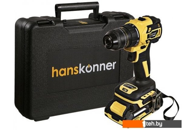 Шуруповерты, гайковерты, электроотвертки Hanskonner HCD2065C (с 2-мя АКБ, кейс) Шуруповерты, гайковерты, электроотвертки Hanskonner HCD2065C (с 2-мя АКБ, кейс)