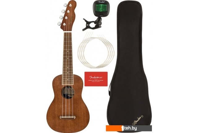 Гитары Fender Seaside Soprano Ukulele Pack Гитары Fender Seaside Soprano Ukulele Pack