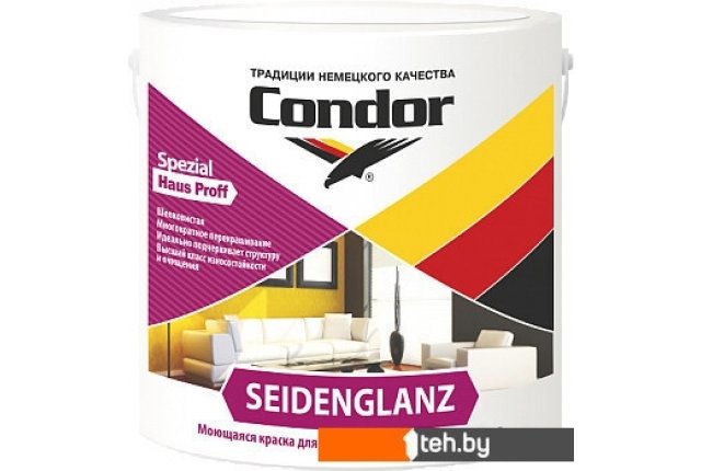 Краски и эмали Condor Seidenglanz 6 кг (белый) Краски и эмали Condor Seidenglanz 6 кг (белый)