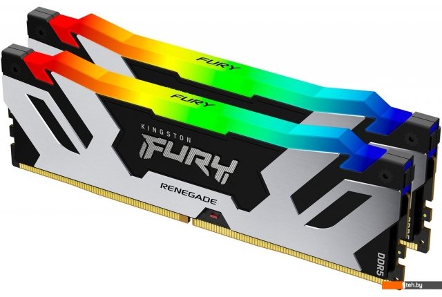 Оперативная память Kingston FURY Renegade RGB 2x16ГБ DDR5 6400МГц KF564C32RSAK2-32 Оперативная память Kingston FURY Renegade RGB 2x16ГБ DDR5 6400МГц KF564C32RSAK2-32
