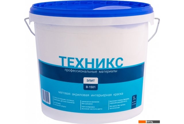Краски и эмали Техникс Элит В-1501 P 7 кг (белый) Краски и эмали Техникс Элит В-1501 P 7 кг (белый)