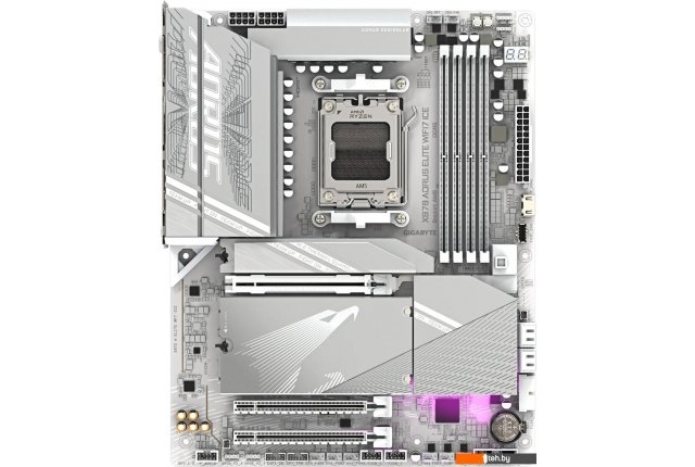 Материнские платы Gigabyte X870 Aorus Elite WiFi7 Ice Материнские платы Gigabyte X870 Aorus Elite WiFi7 Ice