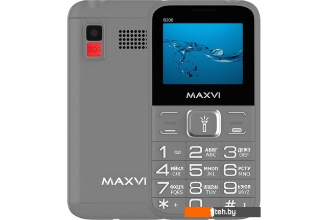 Мобильные телефоны Maxvi B200 (серый) Мобильные телефоны Maxvi B200 (серый)