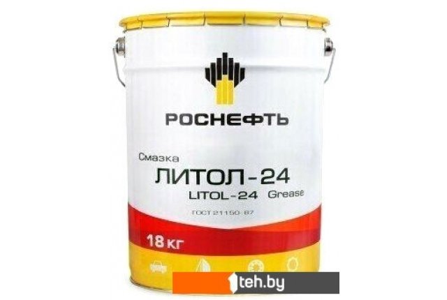Смазки, пасты и очистители для механических, электрических узлов Роснефть Литол-24 18 кг Смазки, пасты и очистители для механических, электрических узлов Роснефть Литол-24 18 кг