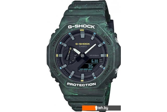 Наручные часы Casio G-Shock GA-2100FR-3A Наручные часы Casio G-Shock GA-2100FR-3A