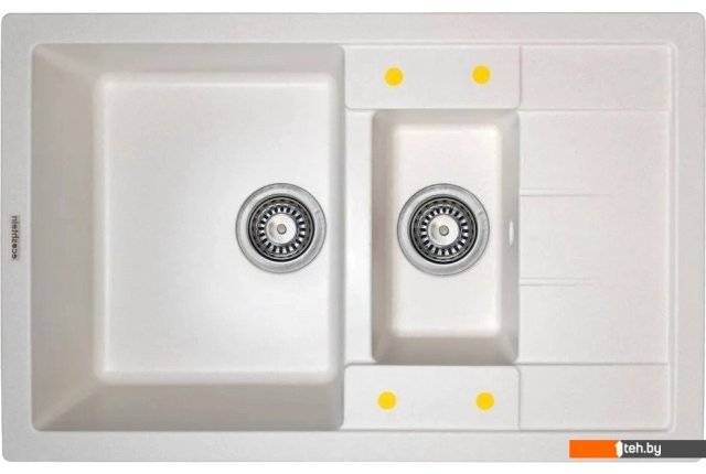 Кухонные мойки Ecoshtein Rechteck 781.5 (латте) Кухонные мойки Ecoshtein Rechteck 781.5 (латте)