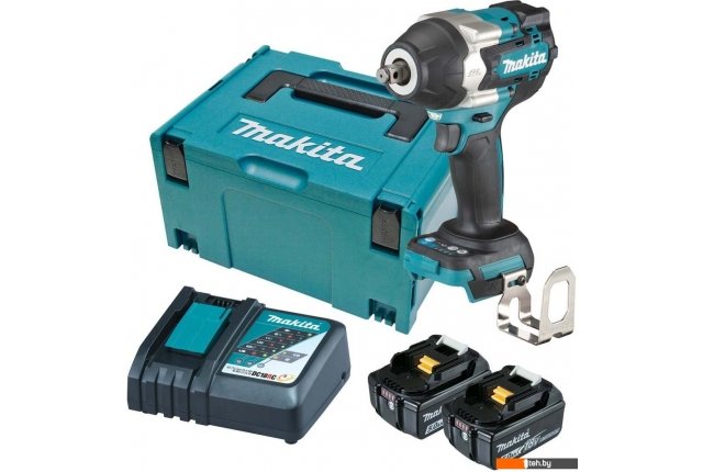 Шуруповерты, гайковерты, электроотвертки Makita DTW700RTJ (с 2-мя АКБ, кейс) Шуруповерты, гайковерты, электроотвертки Makita DTW700RTJ (с 2-мя АКБ, кейс)