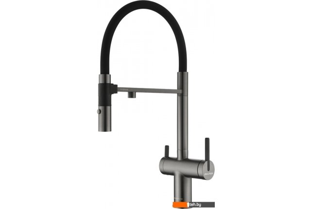 Смесители Paulmark Gravity Gr213888-GM (черный/вороненая сталь) Смесители Paulmark Gravity Gr213888-GM (черный/вороненая сталь)