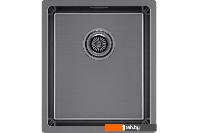 Кухонные мойки Paulmark Lassan 38 UNI LA38-GM (черный/вороненая сталь) Кухонные мойки Paulmark Lassan 38 UNI LA38-GM (черный/вороненая сталь)