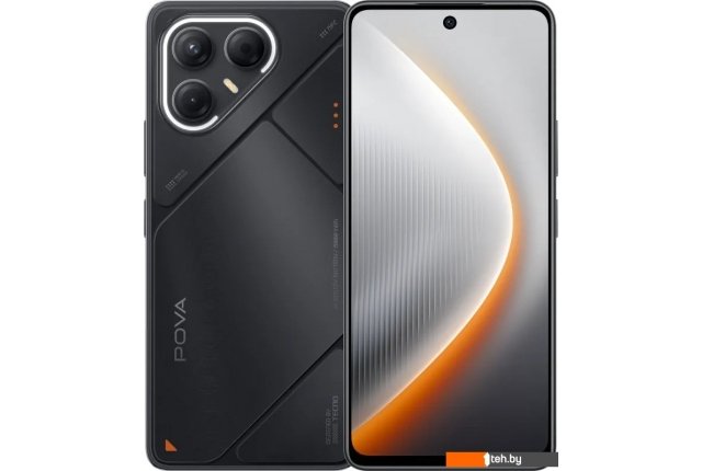 Мобильные телефоны Tecno Pova 7 5G 8GB/128GB (графитовый черный) Мобильные телефоны Tecno Pova 7 5G 8GB/128GB (графитовый черный)