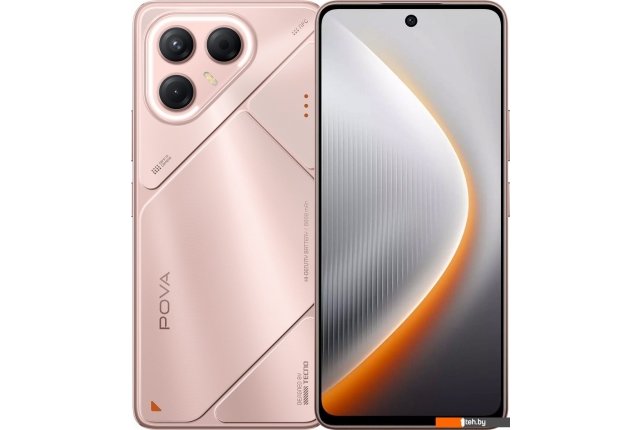 Мобильные телефоны Tecno Pova 7 5G 8GB/128GB (розовая звездная пыль) Мобильные телефоны Tecno Pova 7 5G 8GB/128GB (розовая звездная пыль)