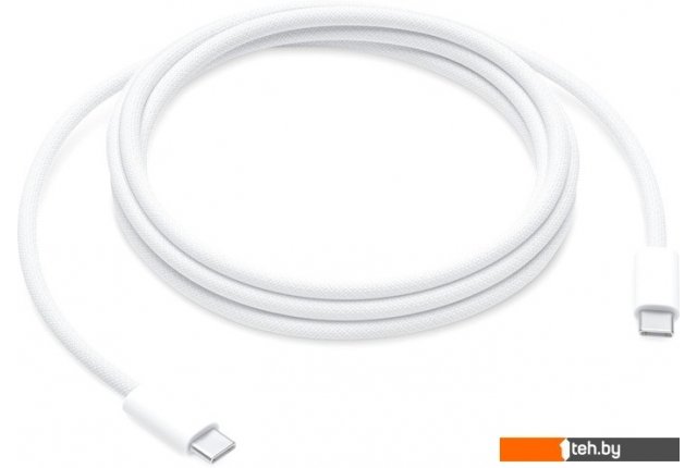 Кабели, адаптеры, разветвители Apple USB Type-C - USB Type-C (2 м, белый) Кабели, адаптеры, разветвители Apple USB Type-C - USB Type-C (2 м, белый)