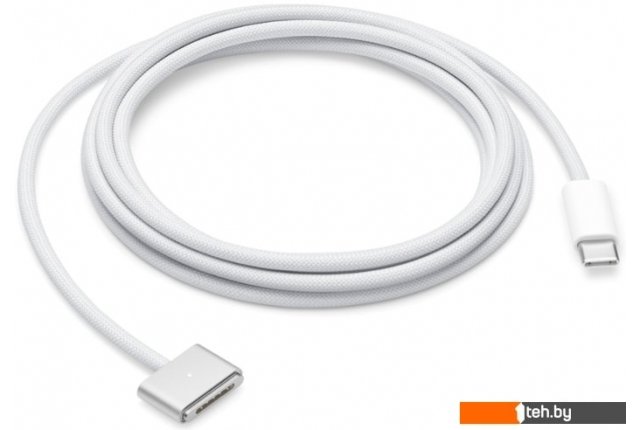Кабели, адаптеры, разветвители Apple USB Type-C - MagSafe 3 (2 м, белый/серебристый) Кабели, адаптеры, разветвители Apple USB Type-C - MagSafe 3 (2 м, белый/серебристый)