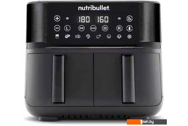 Аэрогрили и аэрофритюрницы NutriBullet Twin Drawer NBA081B Аэрогрили и аэрофритюрницы NutriBullet Twin Drawer NBA081B