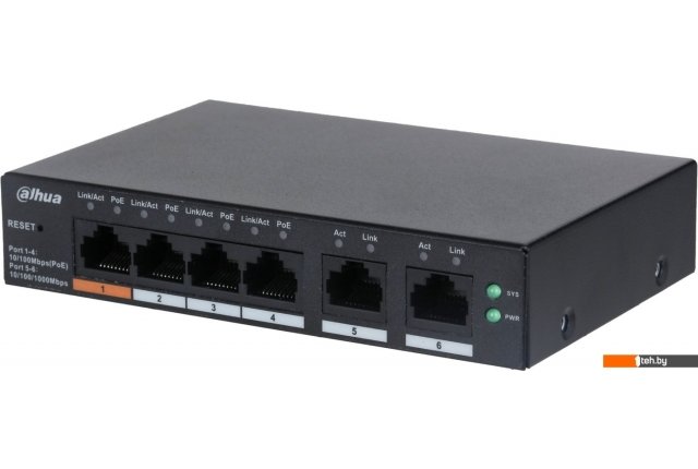 Коммутаторы Dahua CS4006-4ET-60 Коммутаторы Dahua CS4006-4ET-60