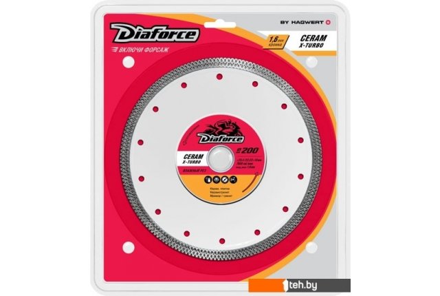 Отрезные диски Diaforce Ceram X-Turbo 514200X Отрезные диски Diaforce Ceram X-Turbo 514200X