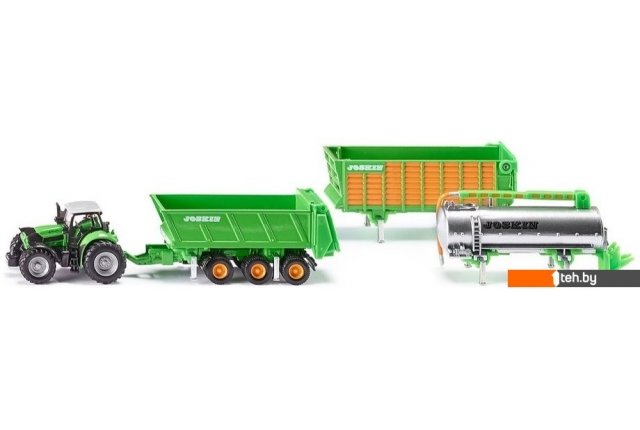 Игрушечный транспорт Siku DEUTZ-FAHR с прицепом Joskin 1848 Игрушечный транспорт Siku DEUTZ-FAHR с прицепом Joskin 1848