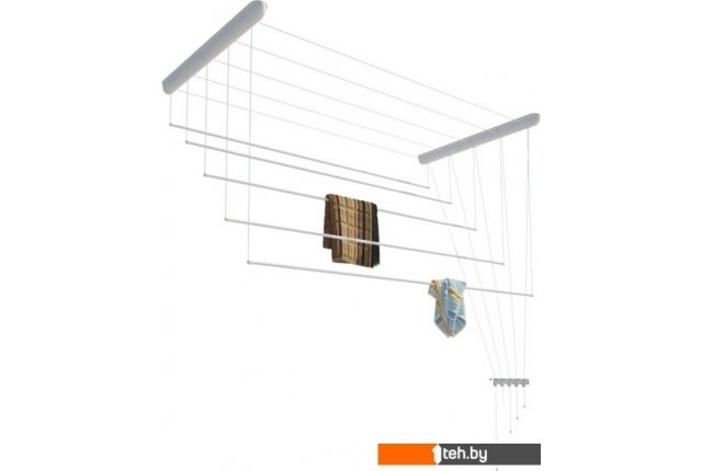 Сушилки для белья Лиана потолочная, пластик белый, 2.3 м Сушилки для белья Лиана потолочная, пластик белый, 2.3 м