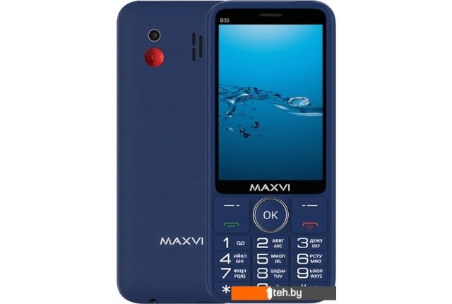 Мобильные телефоны Maxvi B35 (синий) Мобильные телефоны Maxvi B35 (синий)