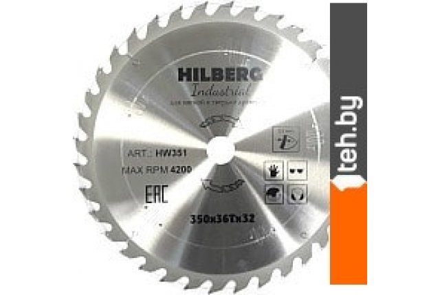 Пильные диски Hilberg HW351 Пильные диски Hilberg HW351