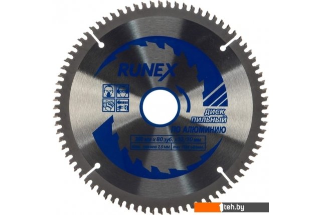 Пильные диски Runex 200х32/30 мм Z80 553001 Пильные диски Runex 200х32/30 мм Z80 553001