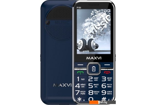 Мобильные телефоны Maxvi P18i (синий) Мобильные телефоны Maxvi P18i (синий)