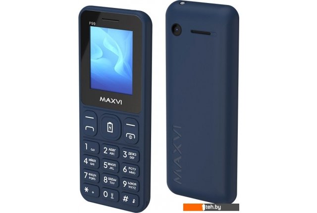 Мобильные телефоны Maxvi P99 (темно-синий) Мобильные телефоны Maxvi P99 (темно-синий)