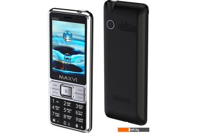 Мобильные телефоны Maxvi X900c (черный) Мобильные телефоны Maxvi X900c (черный)