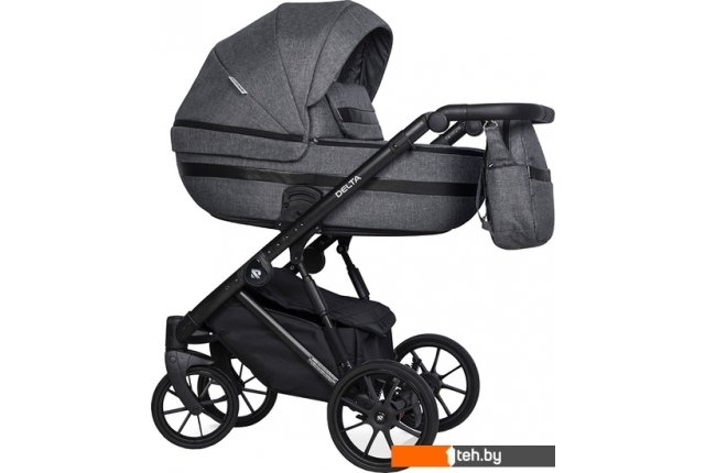 Детские коляски и аксессуары Riko Basic Delta (3 в 1, 05/carbon) Детские коляски и аксессуары Riko Basic Delta (3 в 1, 05/carbon)