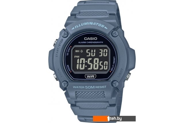 Наручные часы Casio Illuminator W-219HC-2B Наручные часы Casio Illuminator W-219HC-2B