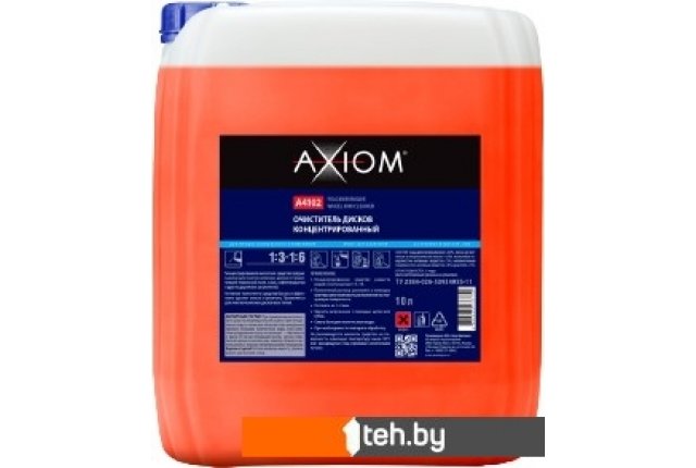 Автохимия и автокосметика для кузова Axiom Очиститель дисков концентрат 10л A4102 Автохимия и автокосметика для кузова Axiom Очиститель дисков концентрат 10л A4102