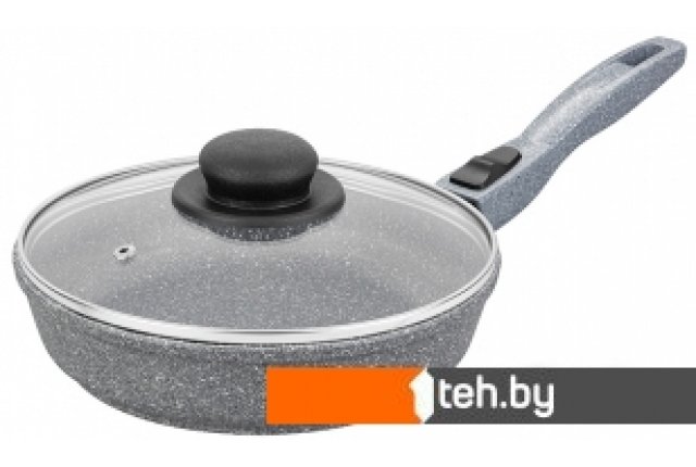 Сковороды Elan Gallery Гармония вкуса 120594 (серый мрамор) Сковороды Elan Gallery Гармония вкуса 120594 (серый мрамор)