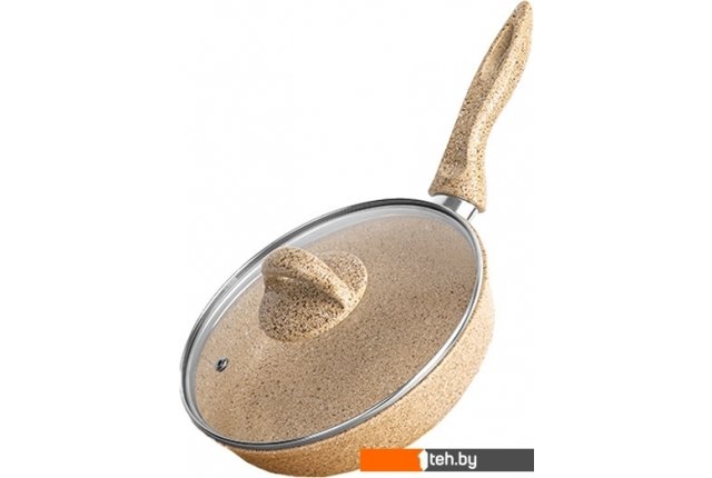 Сковороды Elan Gallery Гармония вкуса 121129 (медовый гранит) Сковороды Elan Gallery Гармония вкуса 121129 (медовый гранит)