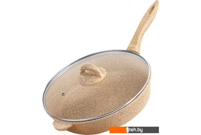 Сковороды Elan Gallery Гармония вкуса 121133 (медовый гранит) Сковороды Elan Gallery Гармония вкуса 121133 (медовый гранит)