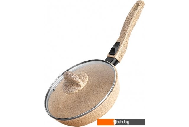 Сковороды Elan Gallery Гармония вкуса 121134 (медовый гранит) Сковороды Elan Gallery Гармония вкуса 121134 (медовый гранит)