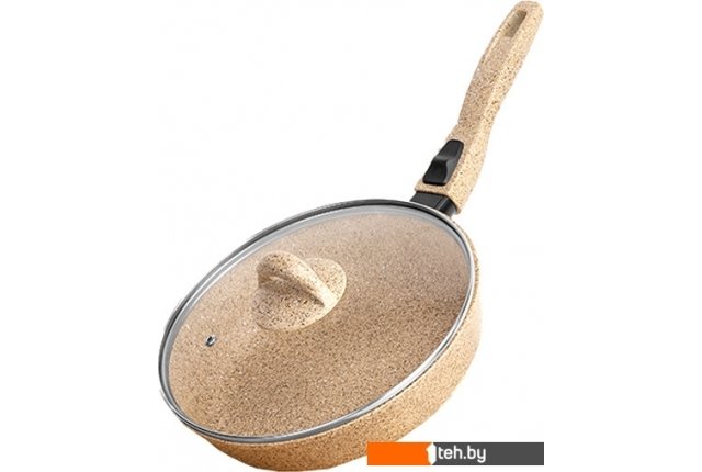 Сковороды Elan Gallery Гармония вкуса 121137 (медовый гранит) Сковороды Elan Gallery Гармония вкуса 121137 (медовый гранит)