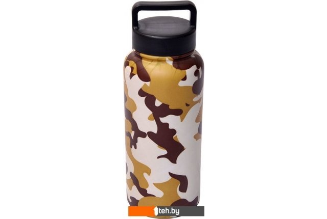 Термосы, термокружки и многоразовые стаканы Fissman 9754 880 мл (коричневый) Термосы, термокружки и многоразовые стаканы Fissman 9754 880 мл (коричневый)