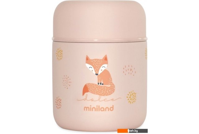Термосы, термокружки и многоразовые стаканы Miniland Thermy Dolce Mini 280мл (розовый/лисенок) Термосы, термокружки и многоразовые стаканы Miniland Thermy Dolce Mini 280мл (розовый/лисенок)