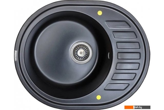 Кухонные мойки Ecoshtein Kreis OV 620 (черный)
