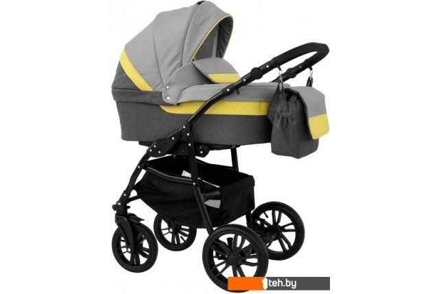 Детские коляски и аксессуары Alis Alvaro F (3 в 1, Al 02 темно-серый/светло-серый/желтая кожа) Детские коляски и аксессуары Alis Alvaro F (3 в 1, Al 02 темно-серый/светло-серый/желтая кожа)