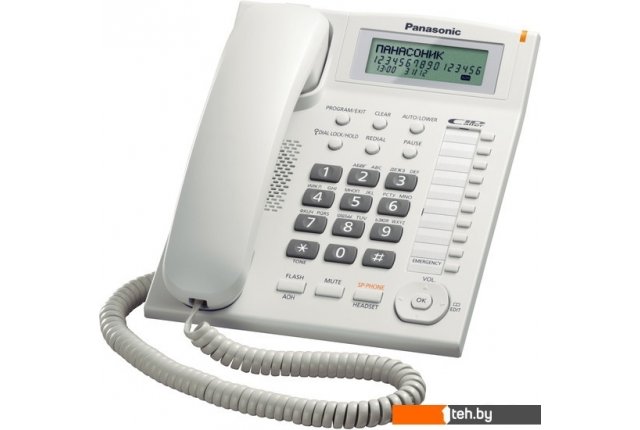 Проводные телефоны Panasonic KX-TS2388RUW (белый) Проводные телефоны Panasonic KX-TS2388RUW (белый)