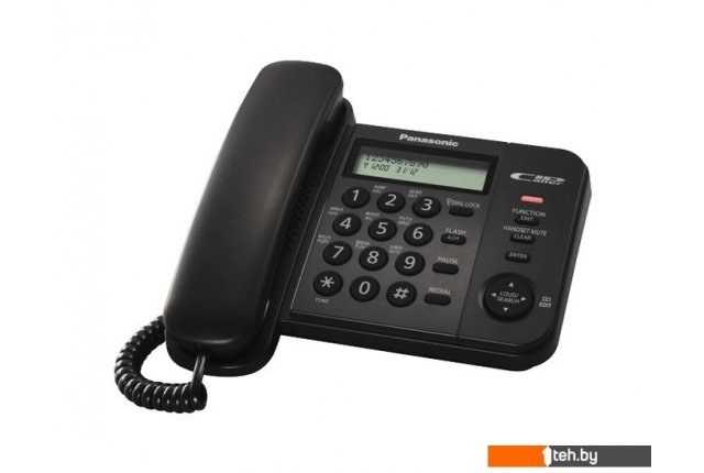 Проводные телефоны Panasonic KX-TS2356RUB (черный) Проводные телефоны Panasonic KX-TS2356RUB (черный)